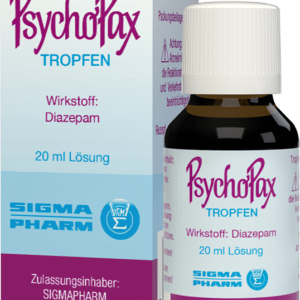 Buy Psychopax Diazepam 12.5mg 20ml Drops Online