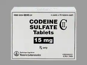 Generic Codeine 15 mg