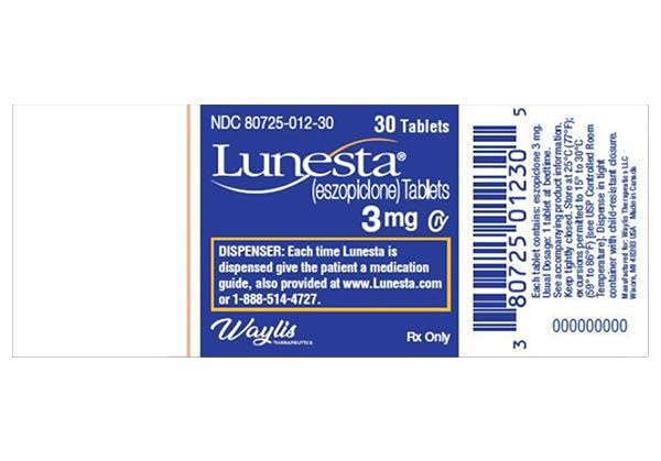 Buy Lunesta Eszopiclone 3mg Tablets Online 3 Buy Lunesta Eszopiclone 3mg Tablets Online - Image 3